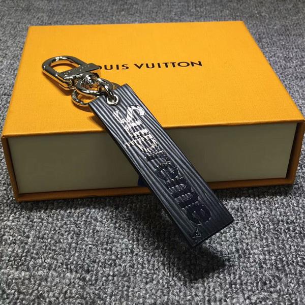 シュプリームコピー Louis Vuitton Supreme Downtown Tab Charm Epi キーホルダー BLACK 8051606